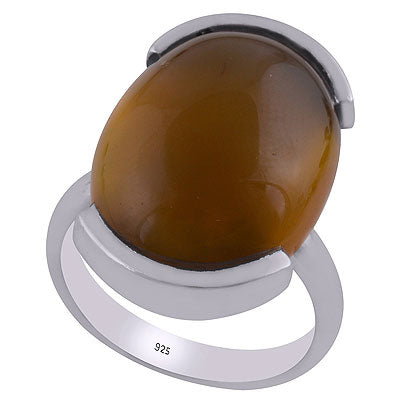 Gorgeous Setting Around Gemstone Yellow Onyx Oval Shape 925 Sterling Solid Silver Ring - R8900007-22