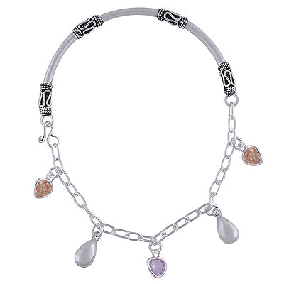 925 STERLING SILVER CUBIC ZIRCONIA BRACELET - R900003-11