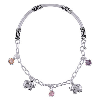 925 STERLING SILVER CUBIC ZIRCONIA BRACELET - R900003-20
