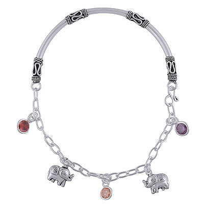 925 STERLING SILVER CUBIC ZIRCONIA BRACELET - R900003-25