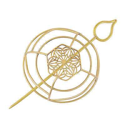 Alluring Hair Bun Cage Solid Brass Hair Pins - RB50730001-1
