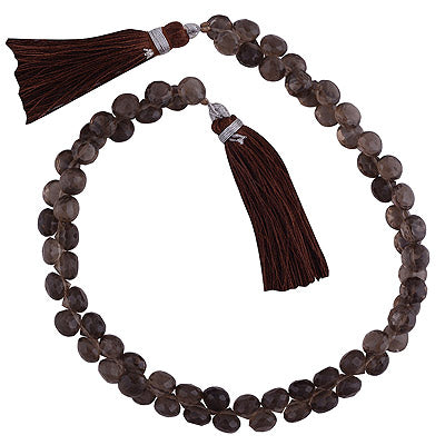 24.8gram Smoky Topaz Onion Shape Semi Precious Cut Gemstone Beads - RI30880029-17