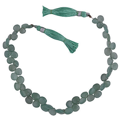16.1gram Serpentine Heart Shape Semi Precious Cut Gemstone Beads - RI30880033-10