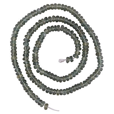 15.5gram Green Apatite Rondelle Shape Semi Precious Cut Gemstone Beads - RI30880033-5