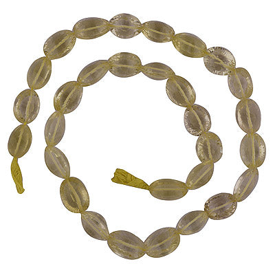 30gram Lemon Topaz Oval Shape Semi Precious Cut Gemstone Beads - RI30880034-4