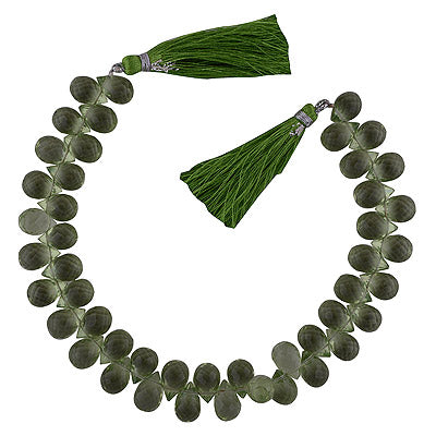 40.8gram Quartz Teardrops Shape Semi Precious Cut Gemstone Beads - RI30880044-6