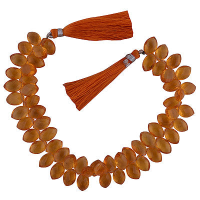 37.4gram Quartz Marquise Shape Semi Precious Cut Gemstone Beads - RI30880046-11