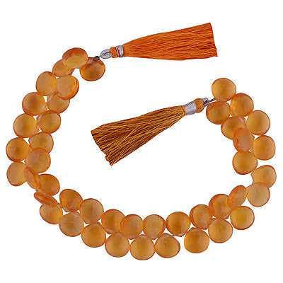 34.8gram Quartz Heart Shape Semi Precious Cut Gemstone Beads - RI30880046-3