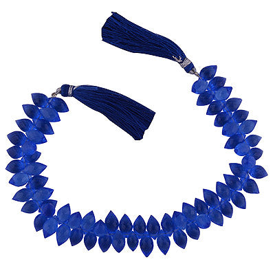 39.6gram Quartz Marquise Shape Semi Precious Cut Gemstone Beads - RI30880047-14