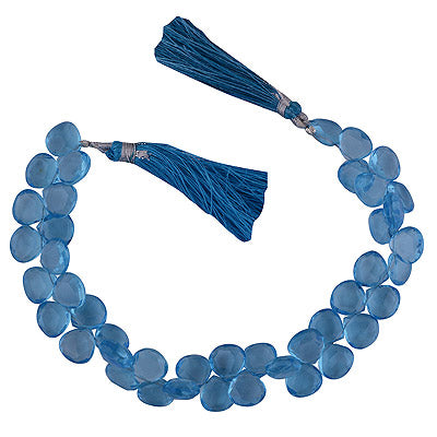 36.9gram Quartz Heart Shape Semi Precious Cut Gemstone Beads - RI30880051-5