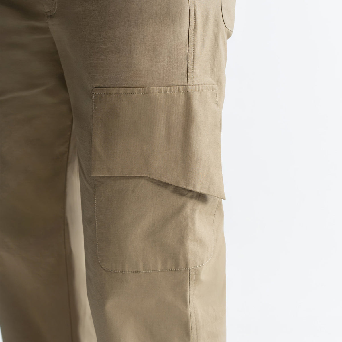 RIPSTOP CARGO PANTS - KHAKI by Warping Theories