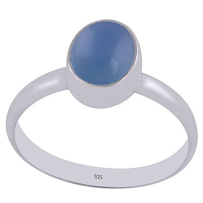 Blue Chalcedony Ring - RN100004-9