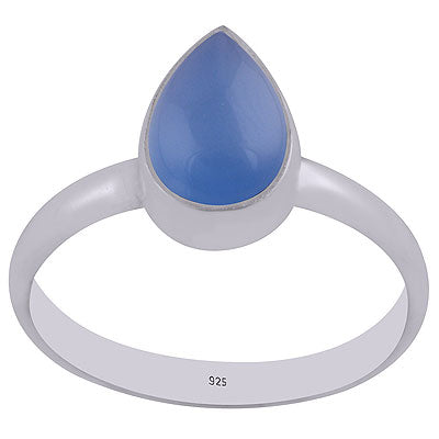 Blue Chalcedony Ring - RN100014-9