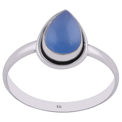 Blue Chalcedony Ring - RN100040-9