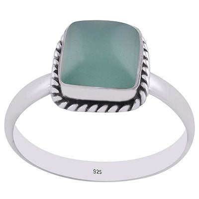 Aqua Chalcedony Ring - RN100071-10