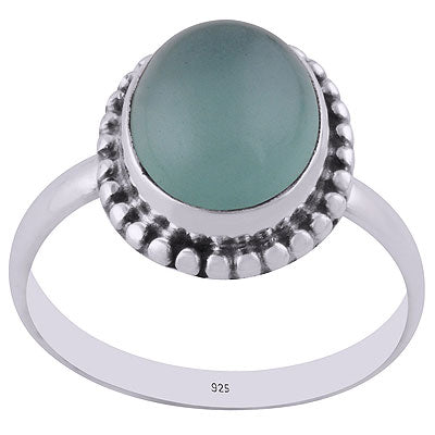 Aqua Chalcedony Ring - RN100079-10