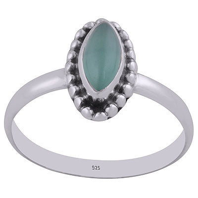 Aqua Chalcedony Ring - RN100098-10