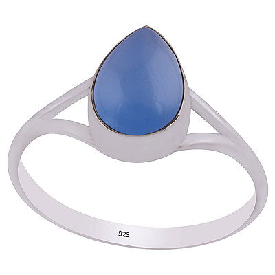Blue Chalcedony Ring - RN100161-9
