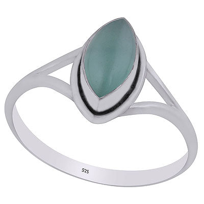 Aqua Chalcedony Ring - RN100168-10
