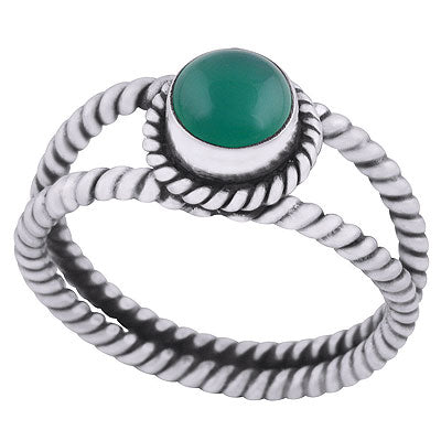 Green Onyx Ring - RN100191-8