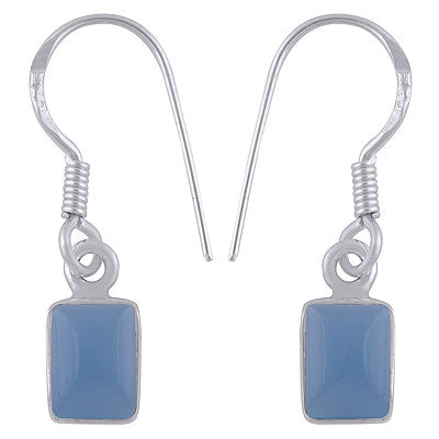 Blue Chalcedony Earrings - RN200017-9