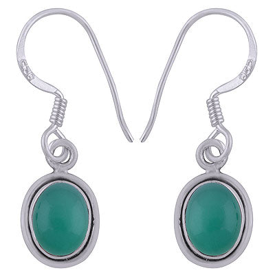 Green Onyx Earrings - RN200027-8