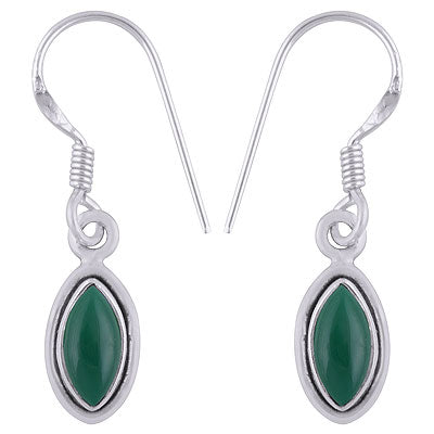 Green Onyx Earrings - RN200048-8