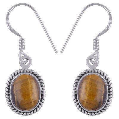 Tiger's Eye Earrings - RN200054-11