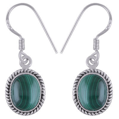 Malachite Earrings - RN200054-12