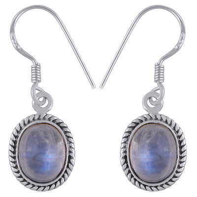 Rainbow Moonstone Earrings - RN200054-4