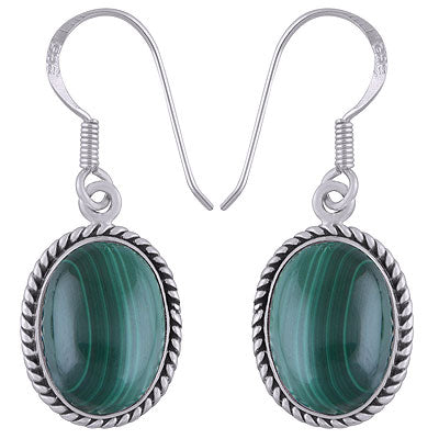 Malachite Earrings - RN200057-12