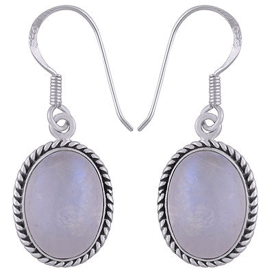 Rainbow Moonstone Earrings - RN200057-4