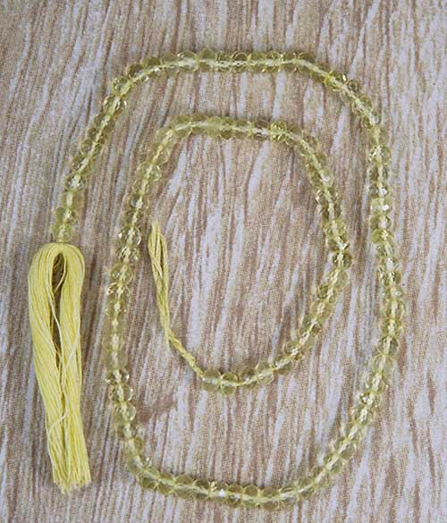 9.2gram Lemon Topaz Semi Precious Round Cut Gemstone Beads - main product photo (RS30120012-8)