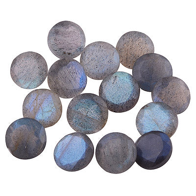 15 Pc Round Natural Labradorite Standard Quality Cut Gemstones (mm size) Lot - RS30600672-4