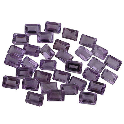 54 Pc Octagon Natural Amethyst Standard Quality Cut Gemstones (mm size) Lot - RS30600673-14