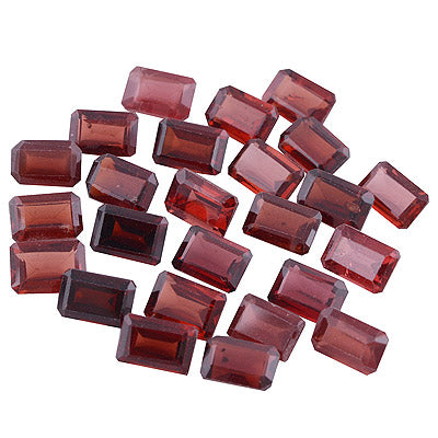37 Pc Octagon Natural Garnet Standard Quality Cut Gemstones (mm size) Lot - RS30600674-13