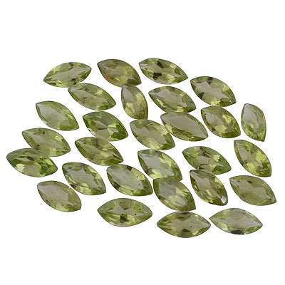 44 Pc Marquise Natural Peridot Standard Quality Cut Gemstones (mm size) Lot - RS30600675-17