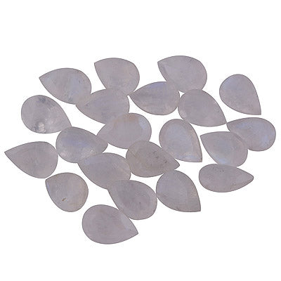 21 Pc Pear Natural Rainbow Moonstone Standard Quality Cut Gemstones (mm size) Lot - RS30600677-10