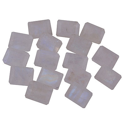 16 Pc Octagon Natural Rainbow Moonstone Standard Quality Cut Gemstones (mm size) Lot - RS30600677-12