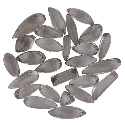 26 Pcs Natural Green Amethyst Standard Quality Faceted Cut Gemstones Free Size Lot - RS30700035-4