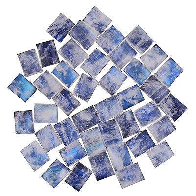 45 Pcs Octagon Natural Rainbow Moonstone Standard Quality Cabochon Gemstones (mm size) Lot - RS30801330-29