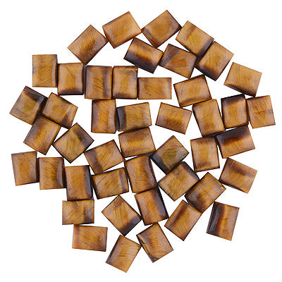 64 Pcs Octagon Natural Tiger's Eye Standard Quality Cabochon Gemstones (mm size) Lot - RS30801333-17