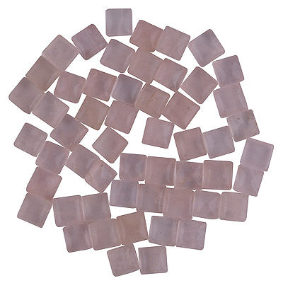 140 Pcs Square Natural Rose Quartz Standard Quality Cabochon Gemstones (mm size) Lot - RS30801336-22
