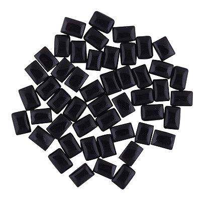 136 Pcs Octagon Natural Black Onyx Standard Quality Cabochon Gemstones (mm size) Lot - RS30801337-23