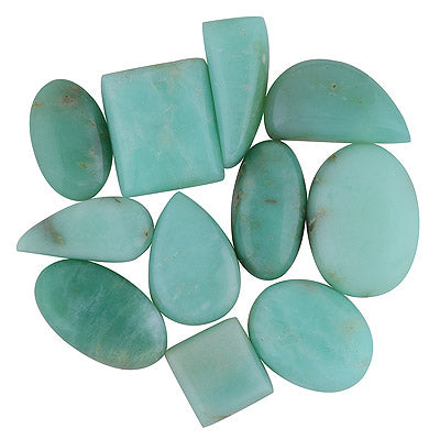 11 Pcs Natural Chrysoprase Standard Quality Cabochon Gemstones Free Size Lot - RS30900184-16