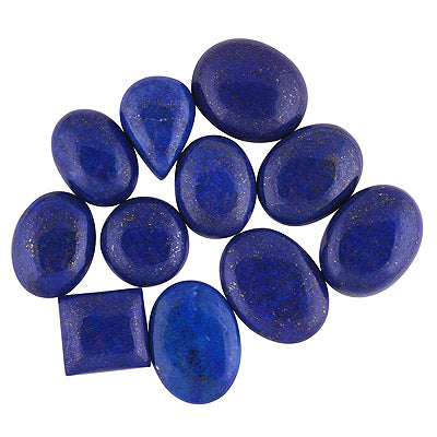 11 Pcs Natural Lapis Standard Quality Cabochon Gemstones Free Size Lot - RS30900184-28