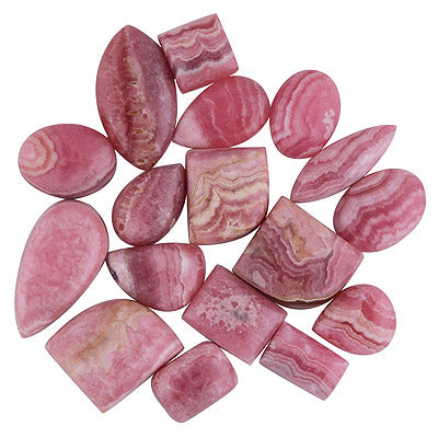 17 Pcs Natural Rhodochrosite Standard Quality Cabochon Gemstones Free Size Lot - RS30900184-43