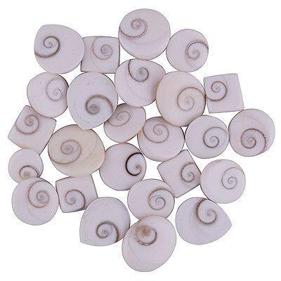 25 Pcs Natural Shiva Eye Standard Quality Cabochon Gemstones Free Size Lot - RS30900184-49