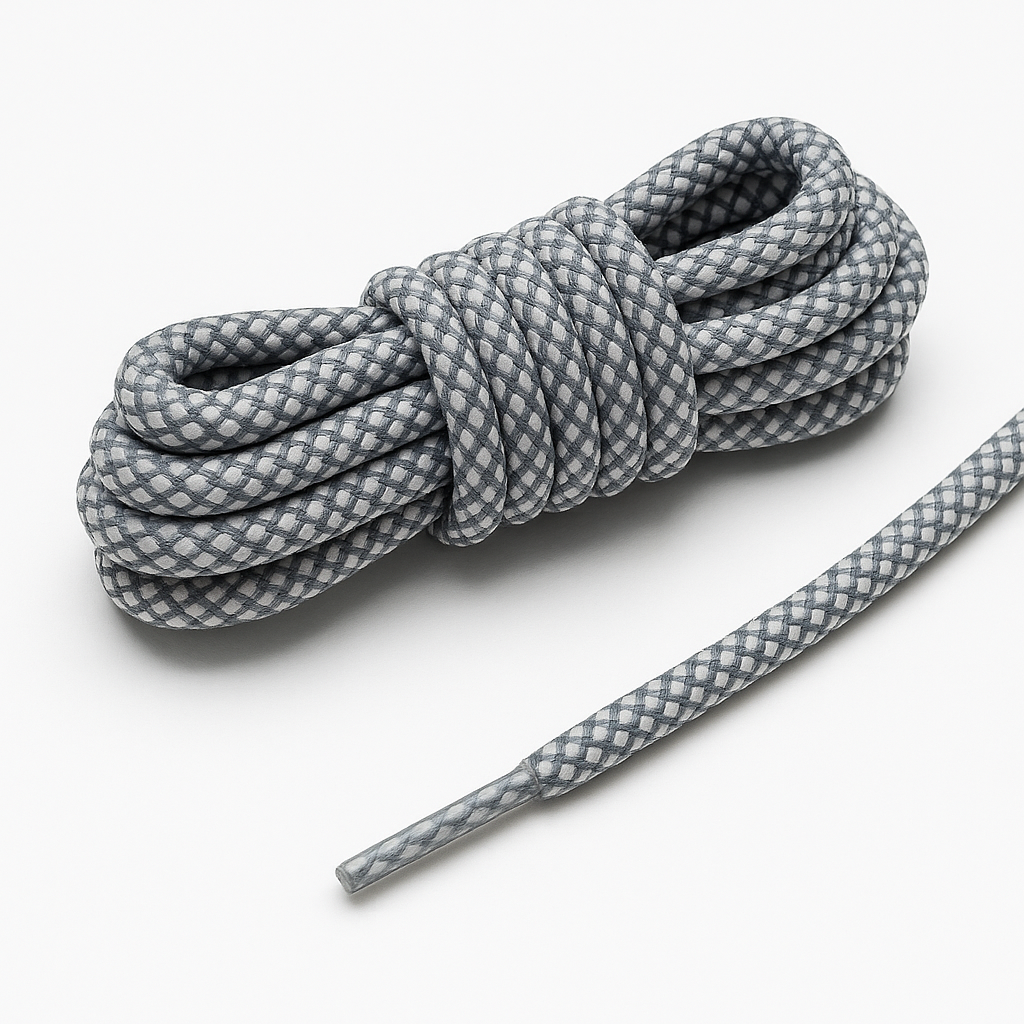 Critical White Reflective Shoelaces | Yeezy Laces, Nike Laces By KNOTTY by KNOTTY