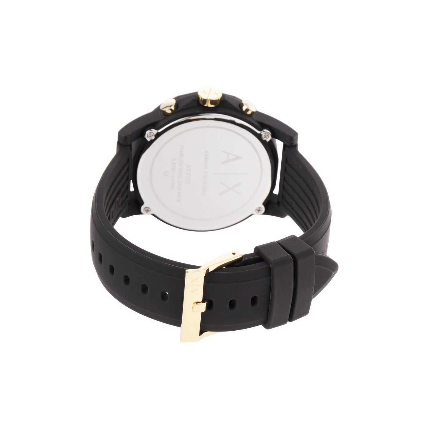 Armani Exchange AX7105 Men's chronograph watch with black dial